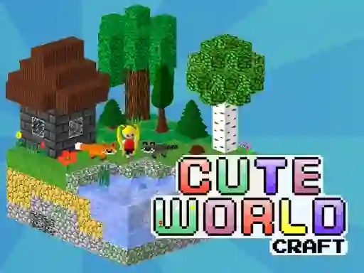 Oyunu Cute World Craft çevrimiçi