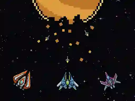 Oyunu Galactic Pixel Storm çevrimiçi
