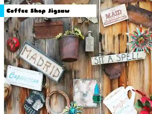 Oyunu Coffee Shop Jigsaw çevrimiçi