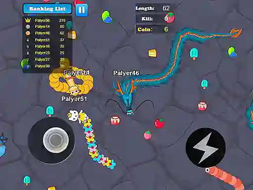 Oyunu Greedy Snake Multiplayer Duel çevrimiçi