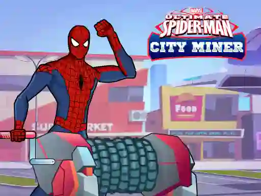 Oyunu Spiderman Gold Miner çevrimiçi