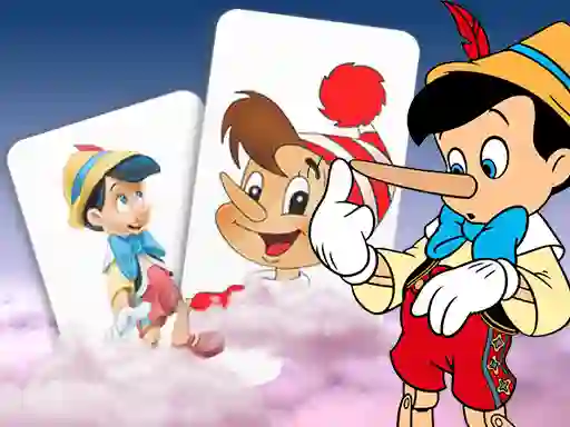 Oyunu Pinocchio Memory card Match çevrimiçi