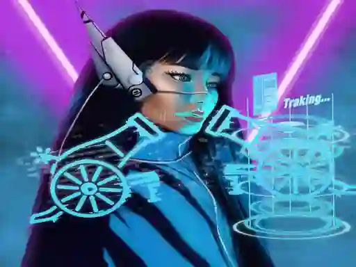 Oyunu Neon Cannon çevrimiçi