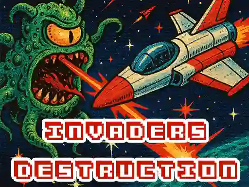 Oyunu Invaders Destruction çevrimiçi