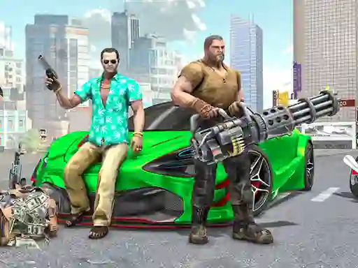 Oyunu Real Gangster City Crime Car Simulator Game çevrimiçi