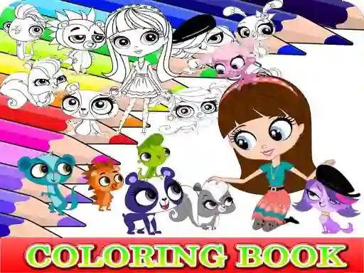 Oyunu Coloring Book for Littlest Pet Shop çevrimiçi