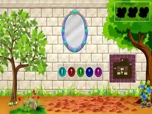 Oyunu White Brick Backyard Escape çevrimiçi