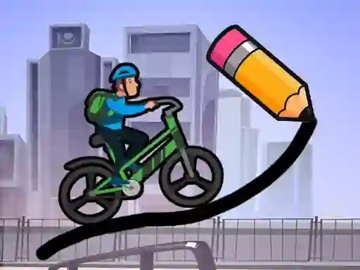 Oyunu Draw The Bike Bridge çevrimiçi