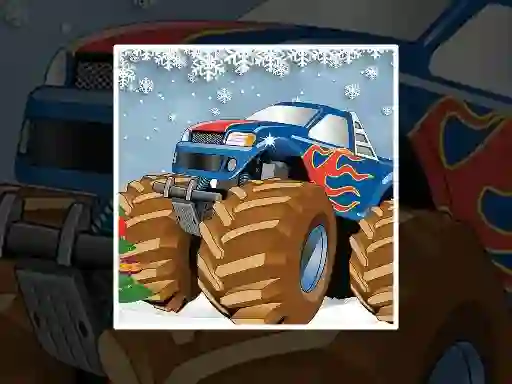 Oyunu Winter Monster Truck Puzzles çevrimiçi