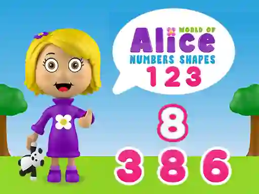 Oyunu World of Alice Numbers Shapes çevrimiçi