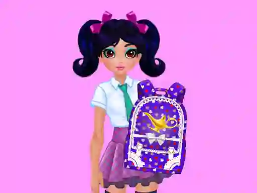 Oyunu Jasmine and Elsa School Bag Design Contest çevrimiçi
