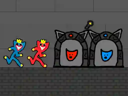Oyunu Red and Blue Stickman Huggy 2 çevrimiçi