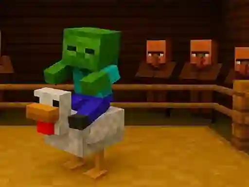 Oyunu Chicken Jockey hidden lava chicken çevrimiçi