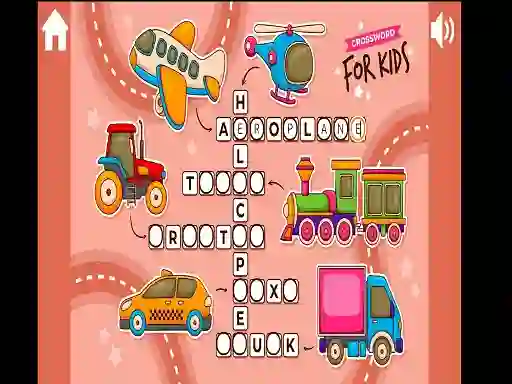 Oyunu Crossword for Kids çevrimiçi