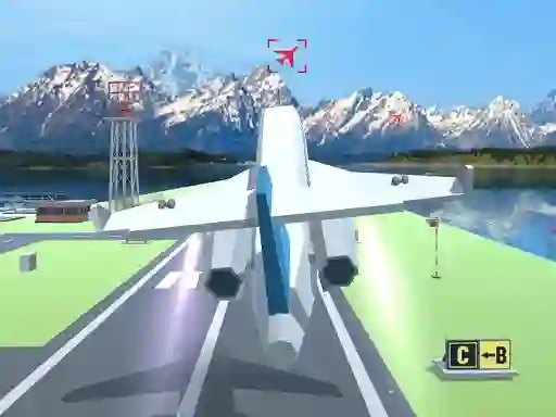 Oyunu Polygon Flight Simulator çevrimiçi