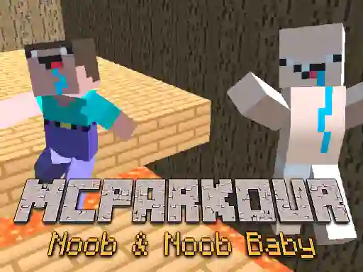 Oyunu MCParkour Noob & Noob Baby çevrimiçi