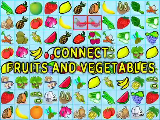 Oyunu Connect Fruits and Vegetables çevrimiçi