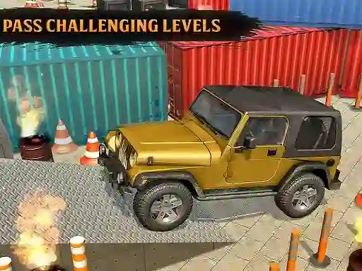 Oyunu Classic Real 4x4 Jeep Parking Drive Game çevrimiçi