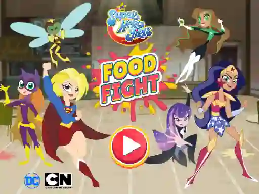 Oyunu DC Super Hero Girls Food Fight çevrimiçi