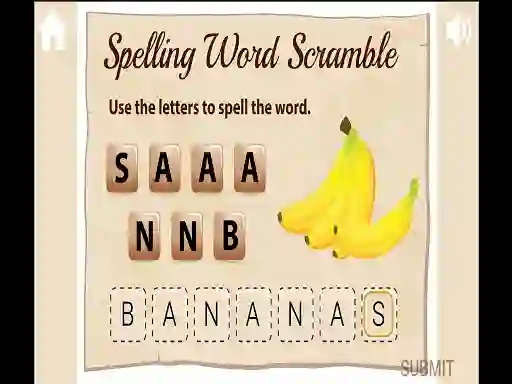 Oyunu Spelling Word Scramble çevrimiçi
