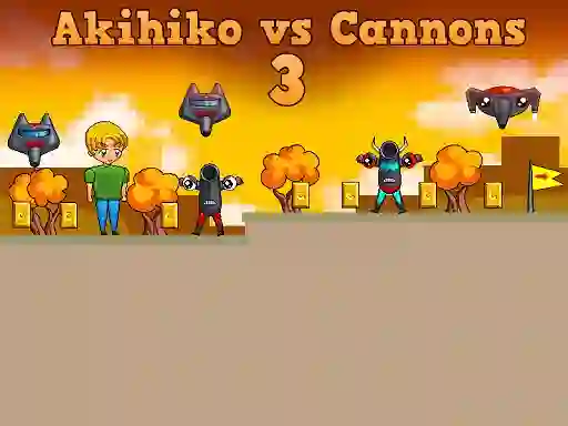 Oyunu Akihiko vs Cannons 3 çevrimiçi