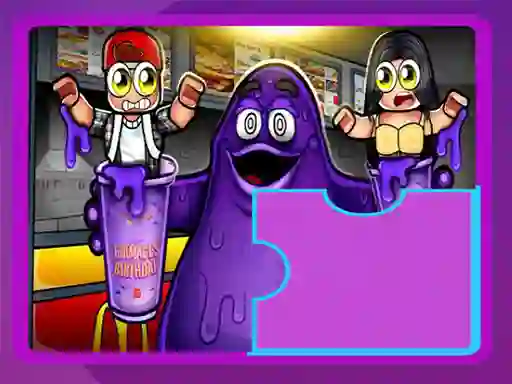 Oyunu Grimace Shake Puzzle çevrimiçi