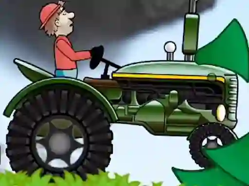 Oyunu Tractor Driving Hill Climb 2D çevrimiçi