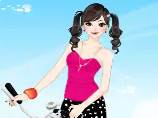 Oyunu Bicycle Girl Dressup çevrimiçi