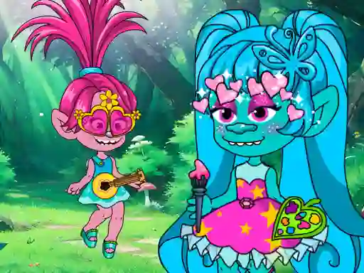 Oyunu Chibi Troll Fashion Maker çevrimiçi
