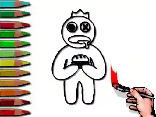Oyunu Rainbow Friends Coloring Book çevrimiçi