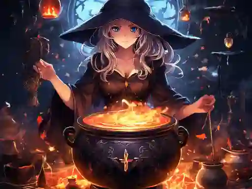 Oyunu Anime girls Witchcraft çevrimiçi
