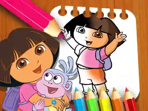 Oyunu Dora the Explorer the Coloring Book çevrimiçi