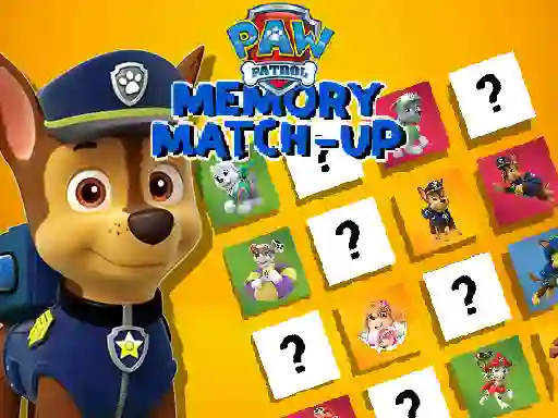 Oyunu Paw Patrol Memory Match Up çevrimiçi
