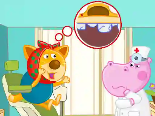 Oyunu Hippo Dentist çevrimiçi