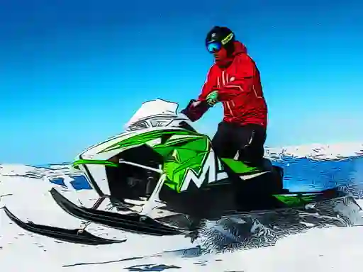 Oyunu Snowmobile Jigsaw çevrimiçi