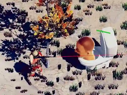 Oyunu TopDown Skibidi Toilet Shooting çevrimiçi