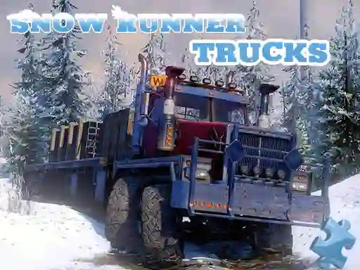 Oyunu Snow Runner Trucks Jigsaw çevrimiçi