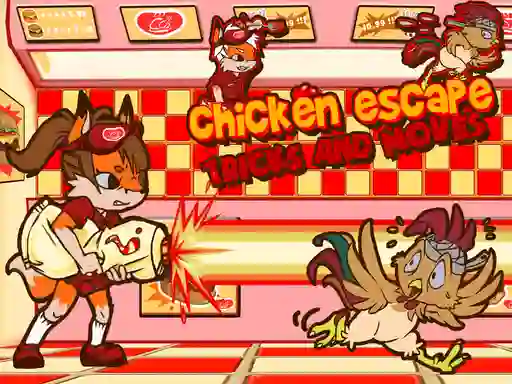 Oyunu Chicken Escape Tricks and moves çevrimiçi
