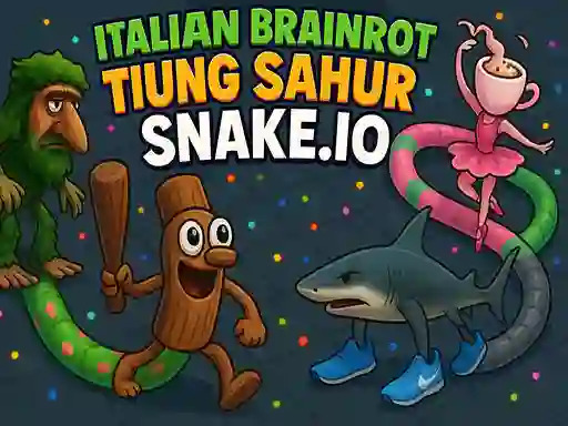Oyunu Italian Brainrot Tung Sahur Snake.io çevrimiçi