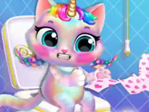 Oyunu Twinkle My Unicorn Cat Princess Caring çevrimiçi