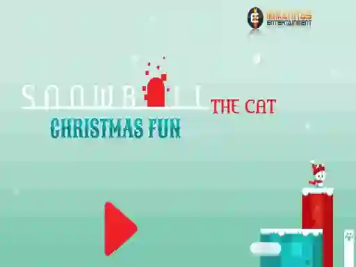 Oyunu Snowball The Cat Christmas Fun çevrimiçi