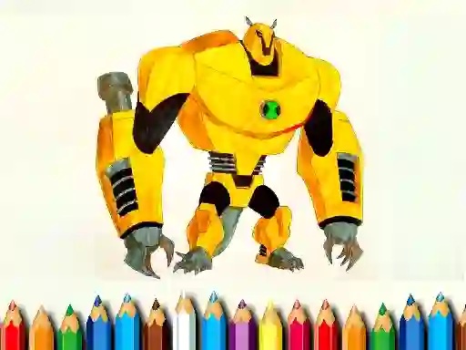 Oyunu Ben10 Monsters Coloring book çevrimiçi