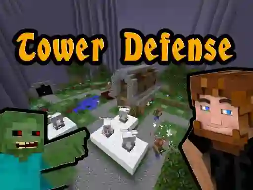 Oyunu Minecraft Tower Defense çevrimiçi