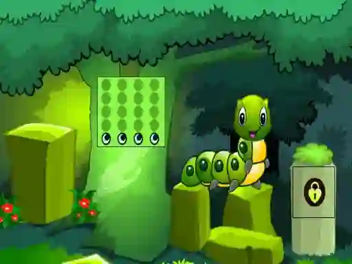 Oyunu Caterpillar Forest Escape çevrimiçi