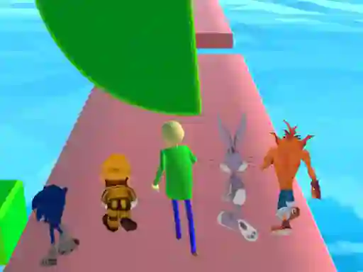 Oyunu Fun Race 3D baldi's basics çevrimiçi
