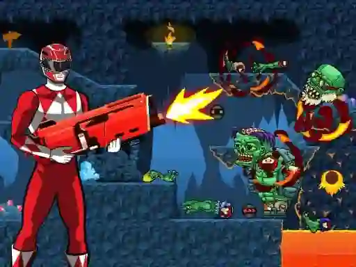 Oyunu Power Rangers shoot Zombie çevrimiçi