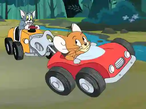 Oyunu Tom and Jerry Car Jigsaw çevrimiçi