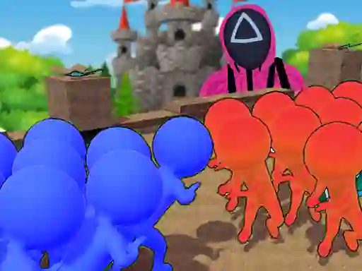 Oyunu Squid Game Crowd Pusher çevrimiçi