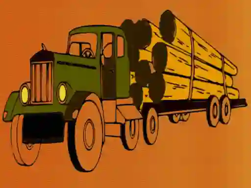 Oyunu Logging Trucks Coloring çevrimiçi