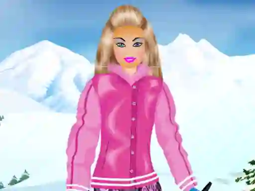 Oyunu Barbie Snowboard Dress çevrimiçi